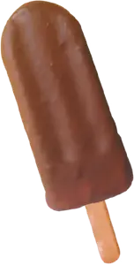 Paleta forrada de chocolate