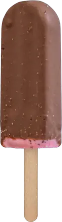 Paleta forrada de chocolate