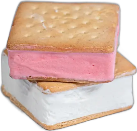 Galleta con helado