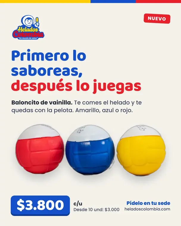 Baloncito de vainilla