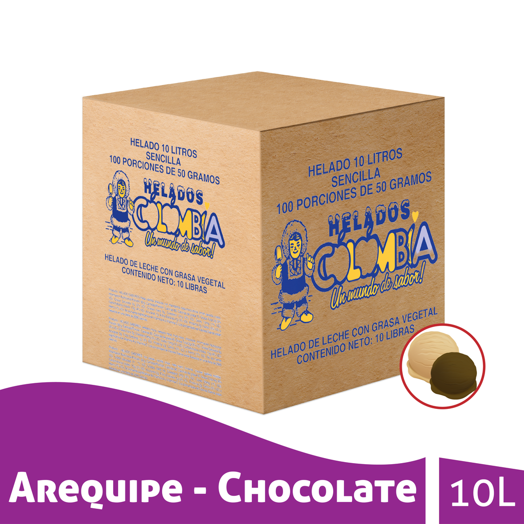 Helado 10 Lts Sencillo